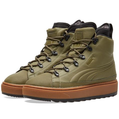 green sneaker boots for men.